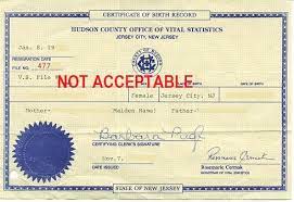 How To Get An Apostilled Birth Certificate From New Jersey?