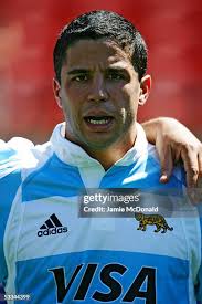 Francois Viljoen of USA is tackled by Pablo Gomez Cora of Argentina... News  Photo