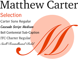 Licensing options and technical information. Linotype Font Compilations Matthew Carter Value Pack