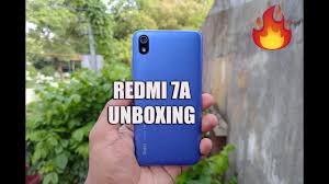 Redmi 7a Unboxing Matte Blue Sony Imx486 And 4000mah Battery For Rs 5 799 Youtube