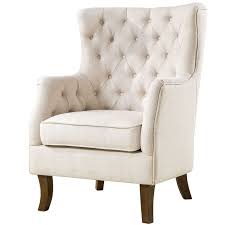 Norfolk Tufted Chair White Tufted Chair High Back Accent Chairs White Chair
