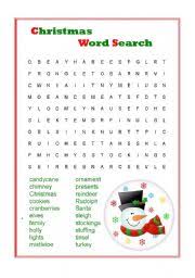 Our word search generator uses a basic word filter to prevent the accidental, random creation. Christmas Word Search Esl Worksheet By Csmada