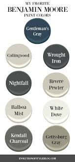 My Favorite Benjamin Moore Paint Colors Evolution Of Style