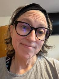 How went to the supermarket. I call it my halo of frizz!!!