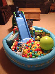 Easter Basket Pool With Slide Boys Easter Basket Baby S First Easter Basket Easter Baskets For Toddlers