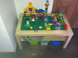 Lego Duplo Table From An Ikea Table Lego Duplo Table Kids Rugs Duplo Table