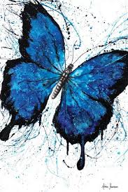 Beach Butterfly Art Print By Ashvin Harrison Icanvas In 2021 Butterfly Painting Artwork Butterfly Art Print