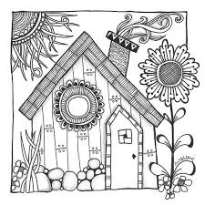 Harry S Cottage By Ruth Davis Via Flickr Doodle Art Coloring Books Coloring Pages