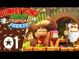 Manky kongs are enemies in donkey kong country. Donkey Kong Tropical Freeze Switch 1 Fr Dk Est De Retour Youtube