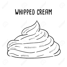 Grab as many as you want and access them and all their updates any time via your account Hand Drawn Illustration Of Whipped Cream Royalty Free Cliparts Vectors And Stock Illustration Image 104534923
