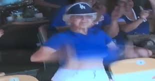 Collection by martha medrano • last updated 9 days ago. Rally Granny Flashes On The Big Screen At Dodger Stadium Cactus Hugs