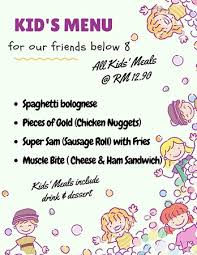 We did not find results for: Children Are Welcome Here With This Special Kid S Menu Picture Of English Coffee House Tanah Rata Tripadvisor
