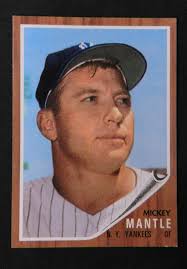 1996 Topps Mickey Mantle '1962' Sweepstakes Baseball Card