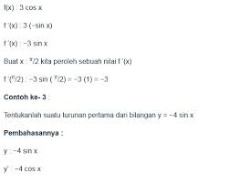 Teknik yang digunakan untuk mengerjakan soal limit fungsi trigonometri sudah pasti berbeda untuk setiap soalnya. Contoh Soal Cerita Turunan Fungsi Trigonometri Ilmu Link
