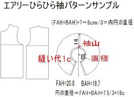 6be1c585cb070a584fce83baa9fd1c581 jpg 552 398 ピクセル 袖 ドレスの縫製型紙 パターン