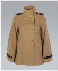 This coat has two sleek side pockets and one hidden pocket on the inside of the. Krispwoman Double Breasted Woolen Camel Cape Coat Womens From Krisp Clothing Uk