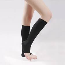 Open Toe Sock Compression Toeless Socks Knee High Support Stockings For Men Women Walmart Com Walmart Com