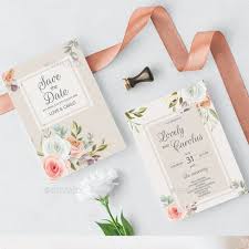 These handmade wedding invitations will make your guests excited for the ceremony. Wedding Invitation Card Graphics Designs Templates
