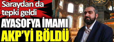 Fakat düşündüm ama ateş olmayan yerden duman da çıkmaz değil mi? Ayasofya Imami Mehmet Boynukalin Gorevinden Ayrildi