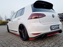 Edmunds also has volkswagen golf gti pricing, mpg, specs, pictures, safety features, consumer reviews and more. Splitter Heckansatz Vw Golf Mk7 Gti Clubsport Textured Shop Volkswagen Golf Gti Mk7 Maxton Design