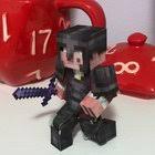 Mom, i wanna be like technoblade! Cool Papercraft Of Techno Technoblade