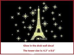 If you're on a tight budget and looking for quality. Amaonm Removable Pvc Glow In The Dark I Love Paris Eiffel Tower Wall Decals Home Art Decor Noctilucent Wall Sticker Luminous Light Stars Wall Stickers For For Kids Room Bedroom Celling Decorations