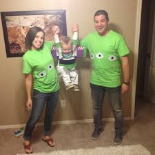 Whether you're dressing as the green alien from toy story Diy Family Halloween Costume Ideas A Happier Home