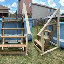 Above Ground Pool Stairs Above Ground Pool Stairs Above Ground Pool Ladders Above Ground Pool Landscaping