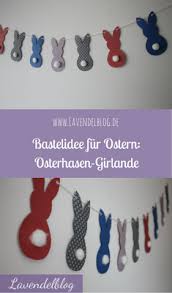 Bastelidee Fur Ostern Osterhasen Girlande Lavendelblog Bastelideen Ostern Basteln Fruhling Ostern Basteln