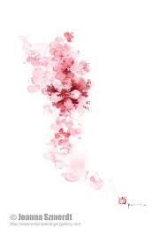 Mothers Day Gift Ideas Cherry Blossom Summer Fashion Of Pink Watercolors Painting Wedding Gift Floral Home Decor Fine Art Print Of Flowers In 2021 Blossom Tattoo Cherry Blossom Tattoo Cherry Blossom Watercolor