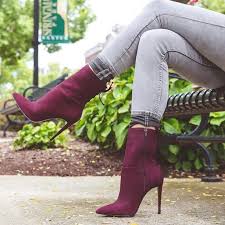 Aldo velvet plum boots Pinterest ...