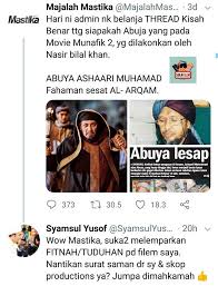 Here you may to know how to purchase astro first. Syamsul Yusof Bakal Saman Mastika Kerana Fitnah Watak Abu Ya Dalam Munafik 2