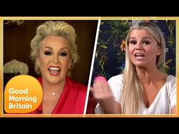Kerry katona and her mum sue were sitting on the good morning britain couch on tuesday when sue revealed she gave kerry drugs at 14, because she thought 'it'd be fun'. Kerry Katona Tessa Hartmann Clash Over Padded Bikinis For Young Girls In Heated Debate Gmb Youtube