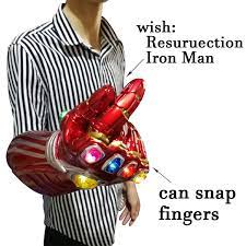 Included glove, fingers and handplate.my attempt to recreate the model as close as possible to the original. Xxf Iron Man Infinity Gauntlet Iron Man Infinity Glove Led Stone Light Up Halloween Party For Adult Buy Online At Best Price In Uae Amazon Ae
