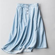 تنورة جينز ميدي سادة tie dye skirt skirts jean skirt
