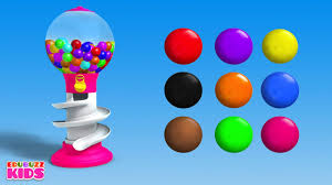 Learn colors while finding surprise toys hidden in sesame. Colors For Children To Learn With Gumball Machine Learning Colors Videos For Children Youtube