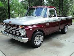 1966 Ford F100 Love The Paint On This One Classic Paint Scheme With Custom Colors Old Ford Trucks Old In 2020 Ford Pickup Trucks Classic Ford Trucks Ford Trucks