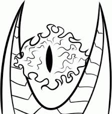 How To Draw The Eye Of Sauron Step 6 Drawings Lord Of The Rings Coloring Pages