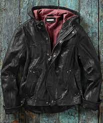 Central Route Leather Hoodie Carbon 2 Cobalt Y N Leather Hoodie Sharp Dressed Man Hoodies