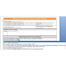 Ela Grades 6 8 Common Core Lesson Plan Templates With Standards Within The Lesso Common Core Lesson Plans Template Health Lesson Plans Ela Lesson Plan Template