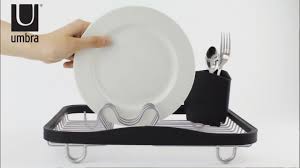 umbra sinkin dish rack youtube