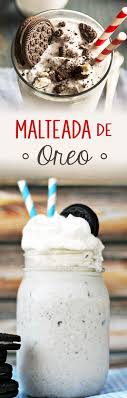 Malteada De Oreo Receta Malteada De Oreo Mejores Recetas Recetas Para Cocinar