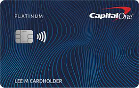 Fees · fraud security · pick your payment date Platinum Credit Card Capital One