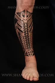 Polynesian Leg Tattoo Polynesian Leg Tattoo Shane Tattoo Samoan Tattoo
