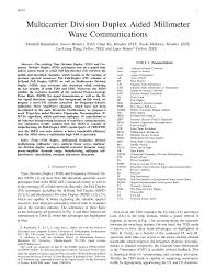 Ever wondered how actor lawrence wong spent chinese new year as a kid? Pdf Multicarrier Division Duplex Aided Millimeter Wave Communications