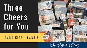 Maybe you would like to learn more about one of these? Working With Card Kits Part 7 Three Cheers For You By Stampin Up Cards Boxes 3d Crafts The Papered Chef