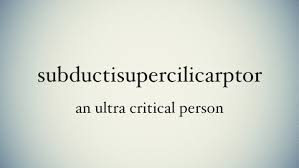 The Longest Word In Latin Subductisupercilicarptor Longest Word Words Latin