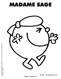 coloriage madame sage a imprimer tchoupi mariage de football