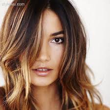 Hair Color For Medium Skin And Hazel Eyes Hair Highlights Brunette Hair Color Stylish Hair Colors