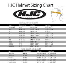 Motorcycle Helmet Size Chart Hjc 1stmotorxstyle Org